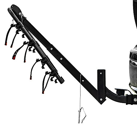 DK2 BCR290 4-Bike Hitch Mount Rack - Heavy Duty 200 lb Capacity - Fits 2-Inch Receiver - Perfect for SUVs, Trucks & Family Road Trips
