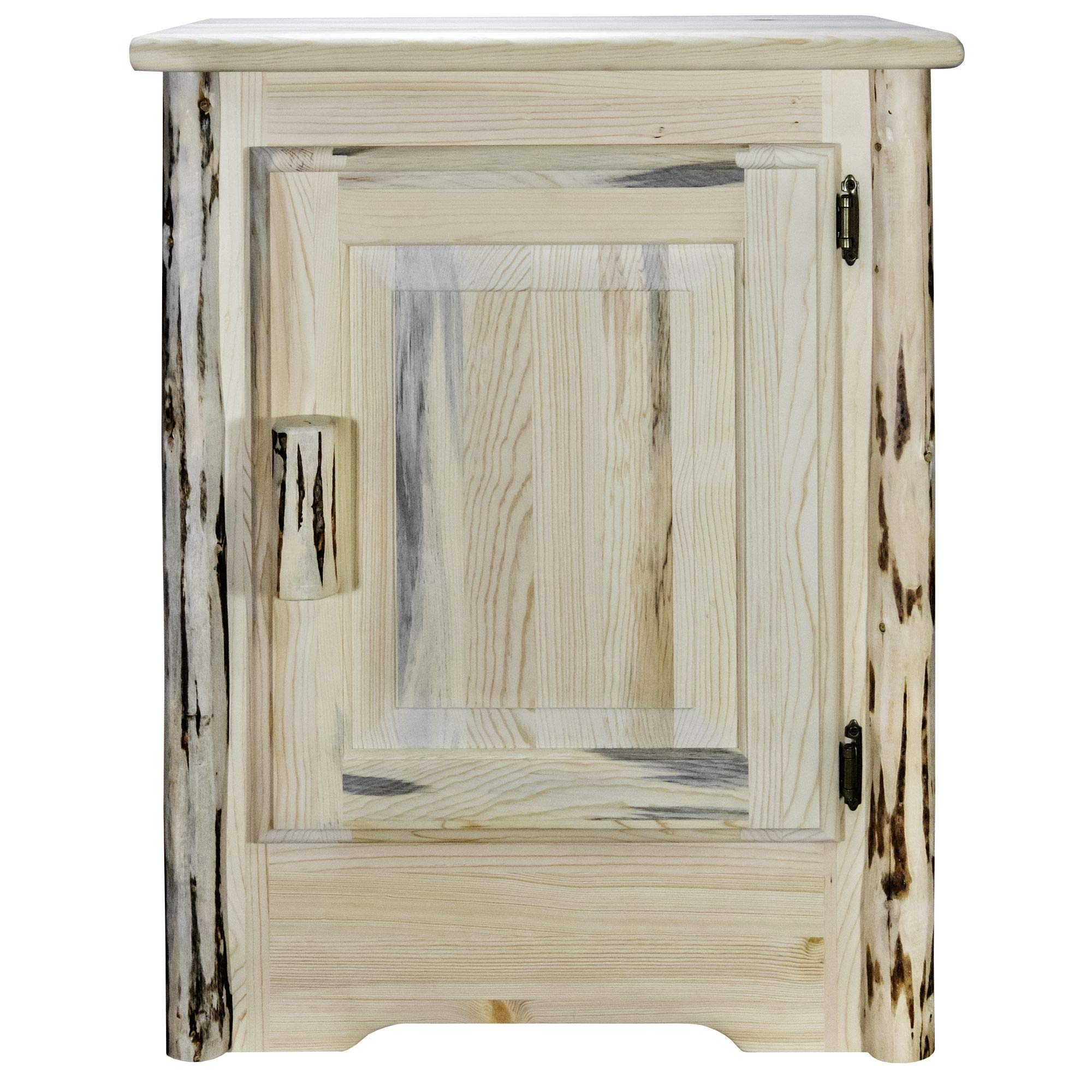 Montana Woodworks Accent Cabinet - Right Hinged, Unfinished Wood for Custom Staining & Painting | Perfect for Living Room, Bedroom, or Entryway Storage & Decor