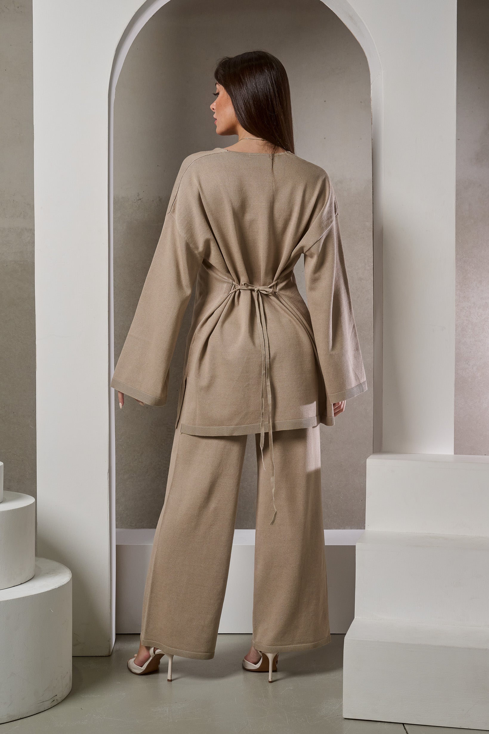 Myra Knit Set - Women's Stylish Knitwear Outfit for Casual & Lounge Wear | Perfect for Relaxing at Home, Coffee Dates & Cozy Evenings