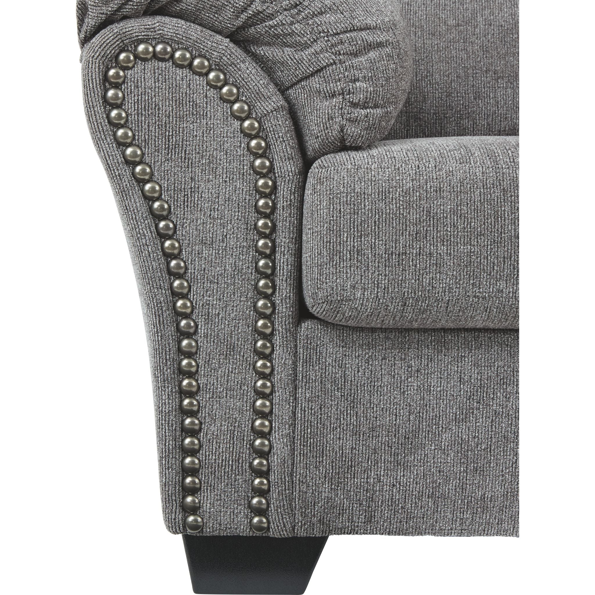 Allmaxx Modern Sofa in Pewter Gray - Stylish and Comfortable Living Room Furniture for Small Spaces and Apartments