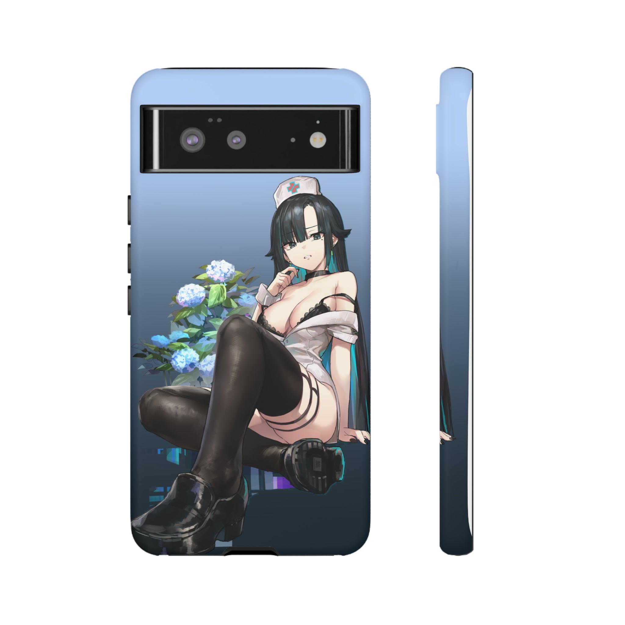 NURSE FLOR Phone Case - Cute Floral Design Protective Cover for iPhone & Samsung | Perfect for Nurses, Healthcare Workers & Floral Lovers