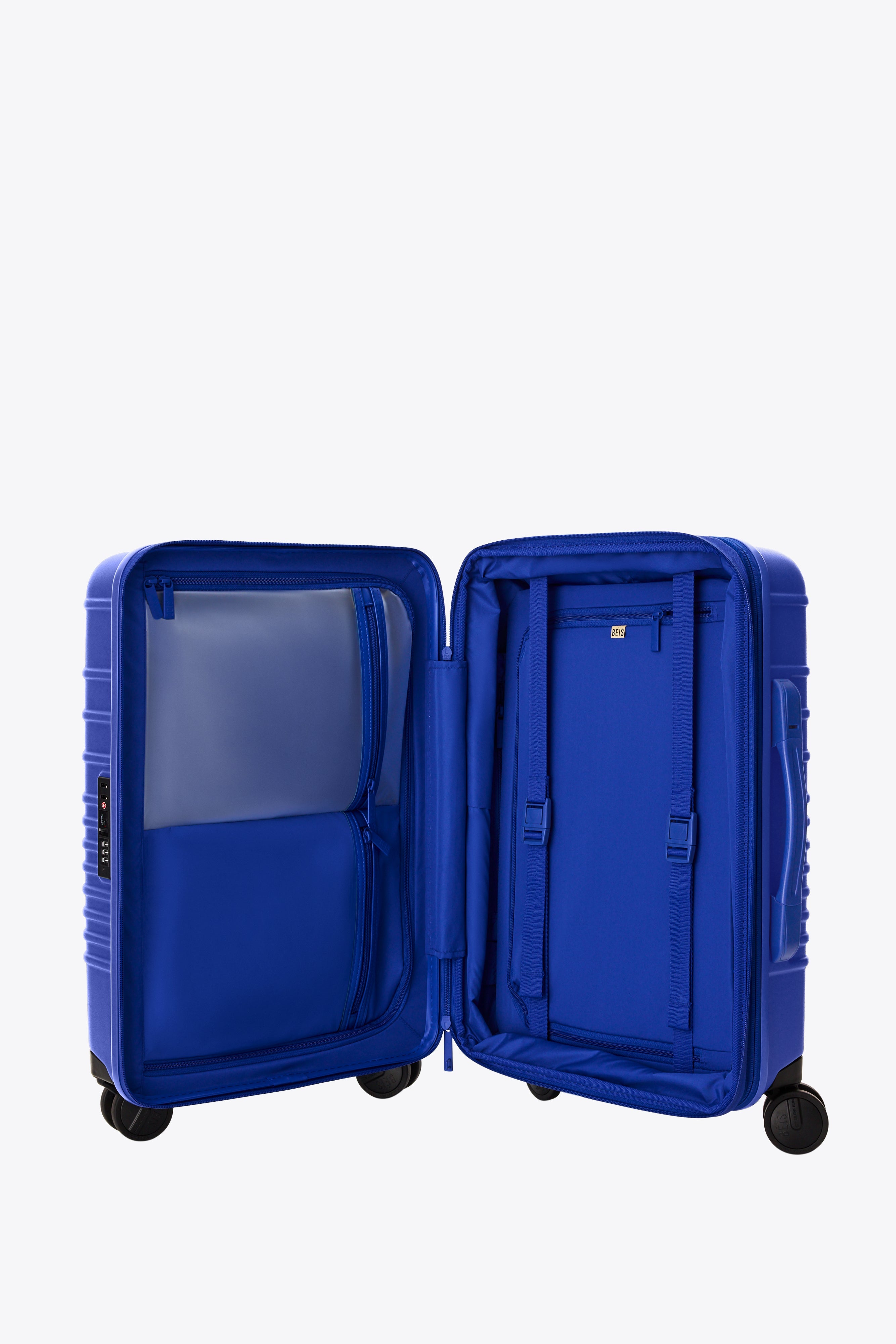 Cobalt Blue Carry On Luggage with Wheels - Perfect for Air Travel, Business Trips & Weekend Getaways