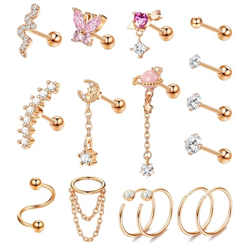 rose gold tone