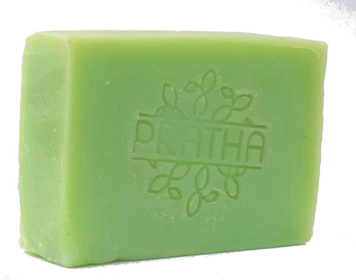 PRATHA Tea Tree & French Clay Handmade Soap Bar - 100% Natural, Cold Process, Vegan, for Acne & Oily Skin - Pack of 2 (100g Each) - Perfect for Daily Face & Body Cleansing, Spa & Self-Care Routine