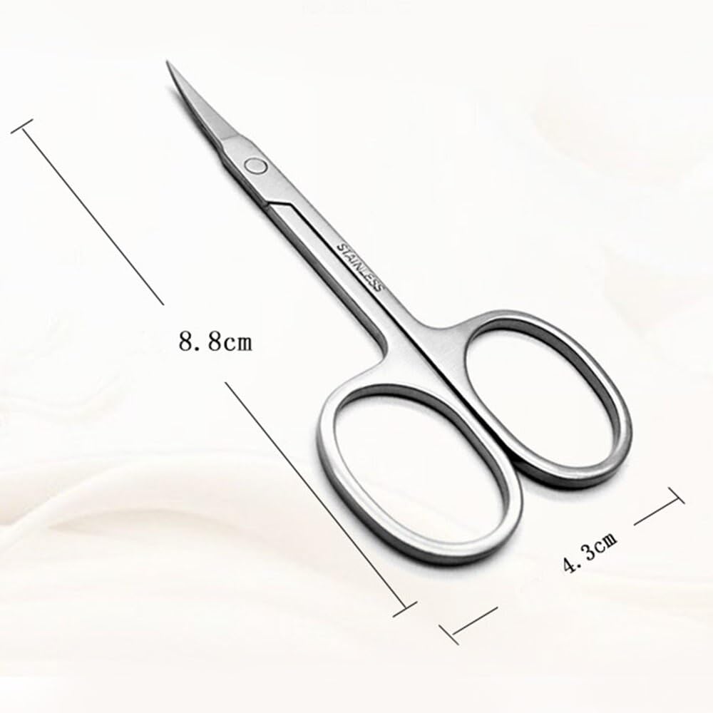 Mini Stainless Steel Foldable Scissors - Portable Travel Scissors for Crafting, Sewing, First Aid & Office Use