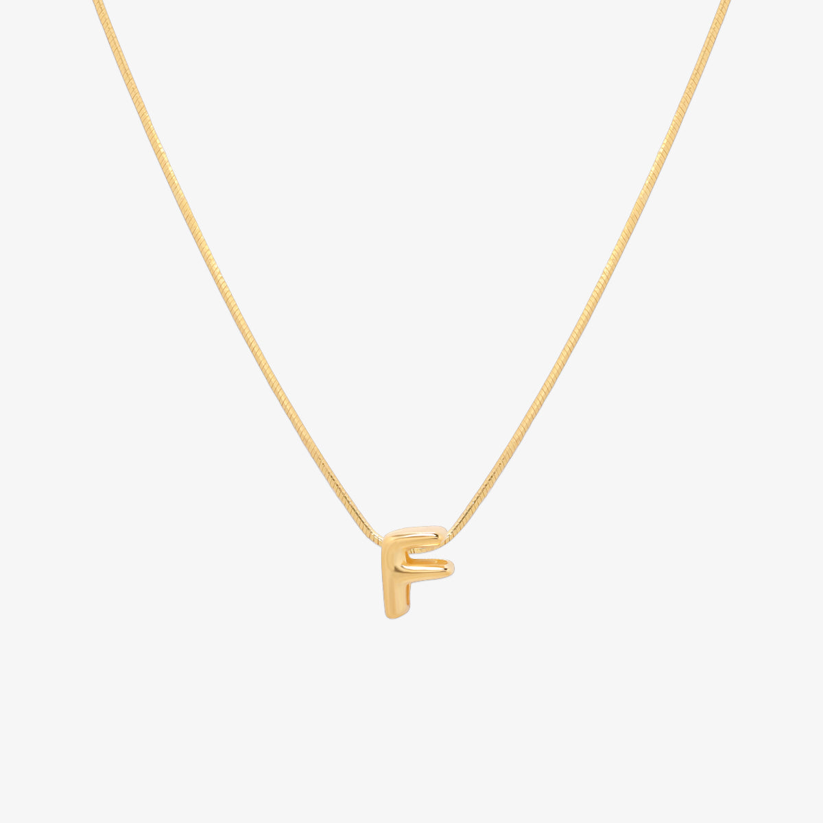 Personalized Bubble Initial Pendant Necklace for Women - Custom Name Letter Jewelry Gift for Her - Perfect for Birthdays, Anniversaries & Everyday Wear