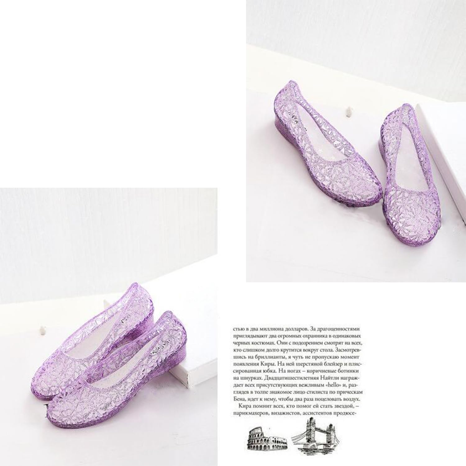 XSBY Women's Fashion Jelly Sandals - Comfortable & Stylish Beach Slides for Summer, Pool, and Outdoor Activities