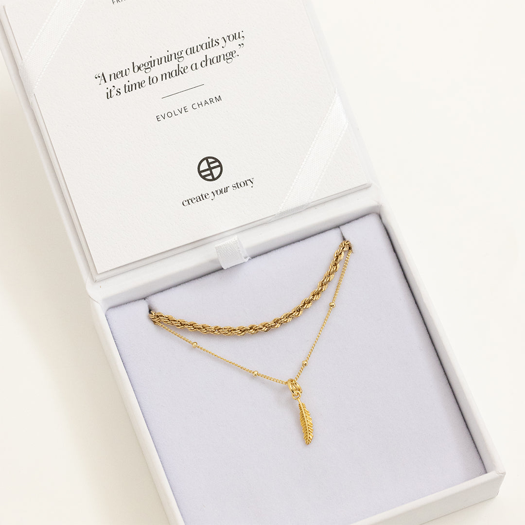 Evolve Charm Necklace - Elegant Adjustable Silver Pendant for Women | Perfect for Everyday Wear, Gifts & Special Occasions