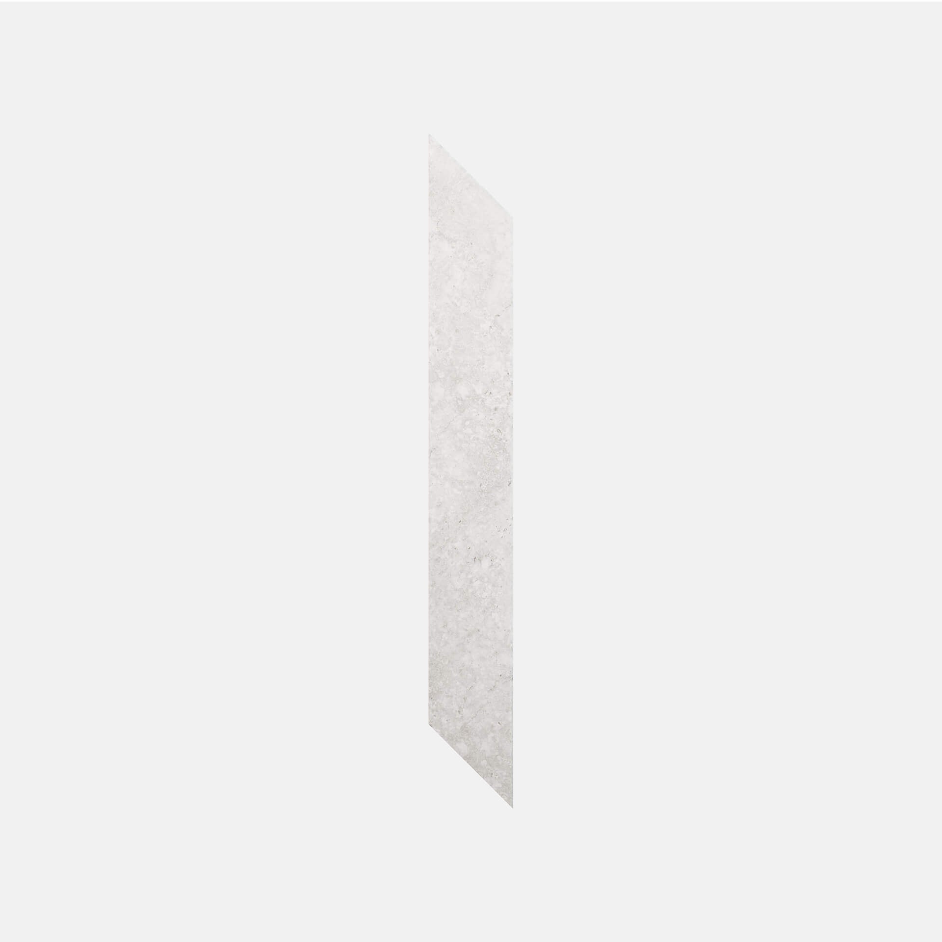 Marble Stario Chervon 75x525 B Honed Bianco Marble Tile Sample - Perfect for Kitchen Backsplash, Bathroom Walls & Flooring Design