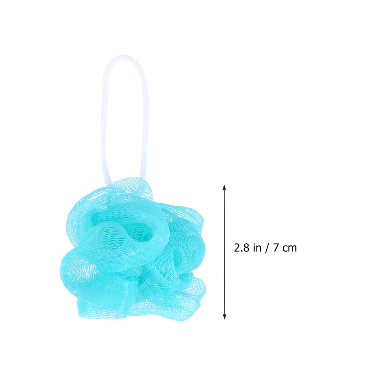 10-Pack Mesh Bath Sponges & Shower Puff Balls - Exfoliating Body Scrubber for Gentle Skin Cleansing - Perfect for Spa, Bath & Shower Relaxation