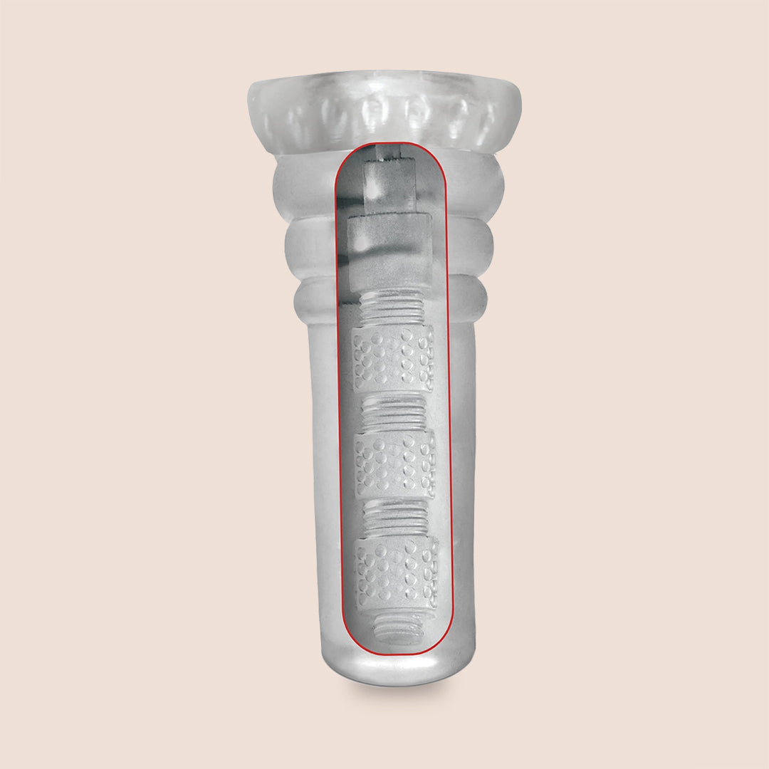 PDX Extreme HEAD Master Snatch Male Masturbator - Realistic Feel & Intense Pleasure for Men | Discreet Solo Play & Stress Relief Adult Toy