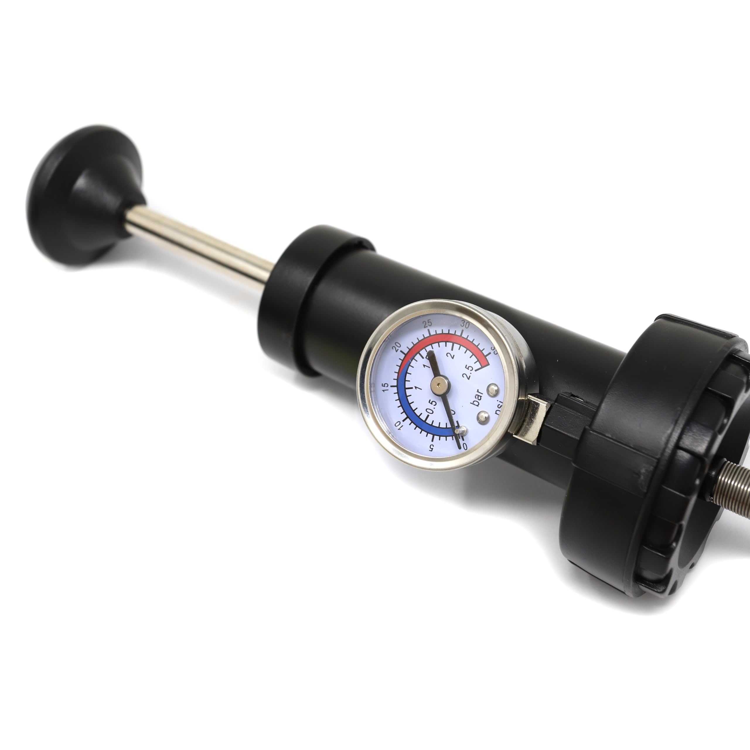 CTA Tools 9376 HD Adjustable Radiator Pressure Tester Kit with Quick Release Couplers & High Impact Polymer Hand Pump - Compatible with Japanese, American, European Trucks, Tractors & Farm Equipment - Ideal for Cooling System Diagnostics & Maintenance