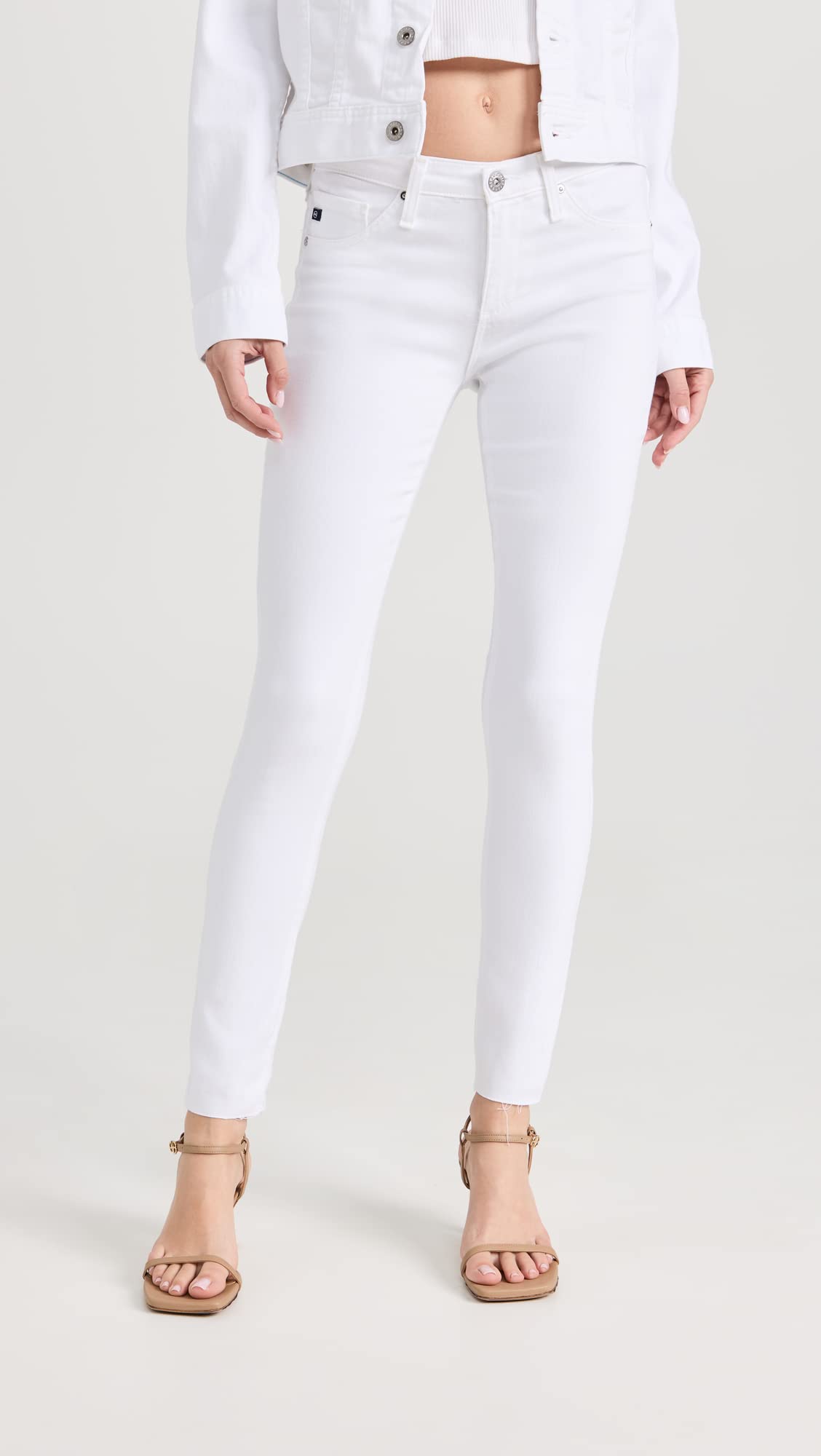 AG Adriano Goldschmied Women's High Waist Stretch Skinny Ankle Jeans - Perfect for Work, Casual Outfits & Date Night