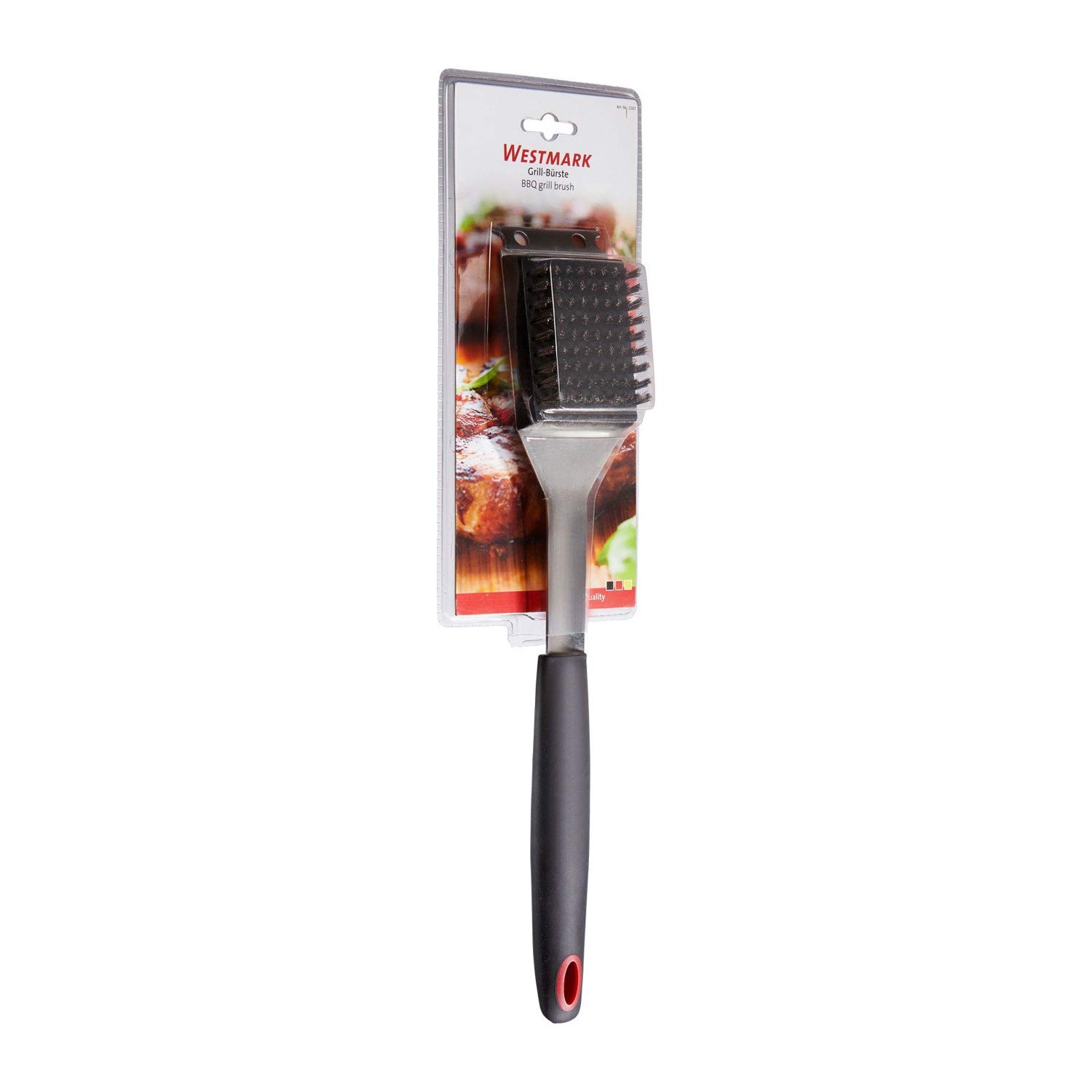 Westmark Stainless Steel BBQ Grill Brush – Heavy Duty 15.2 Inch Cleaning Tool for Charcoal & Gas Grills – Perfect for Backyard Cookouts, Camping & Outdoor Cooking