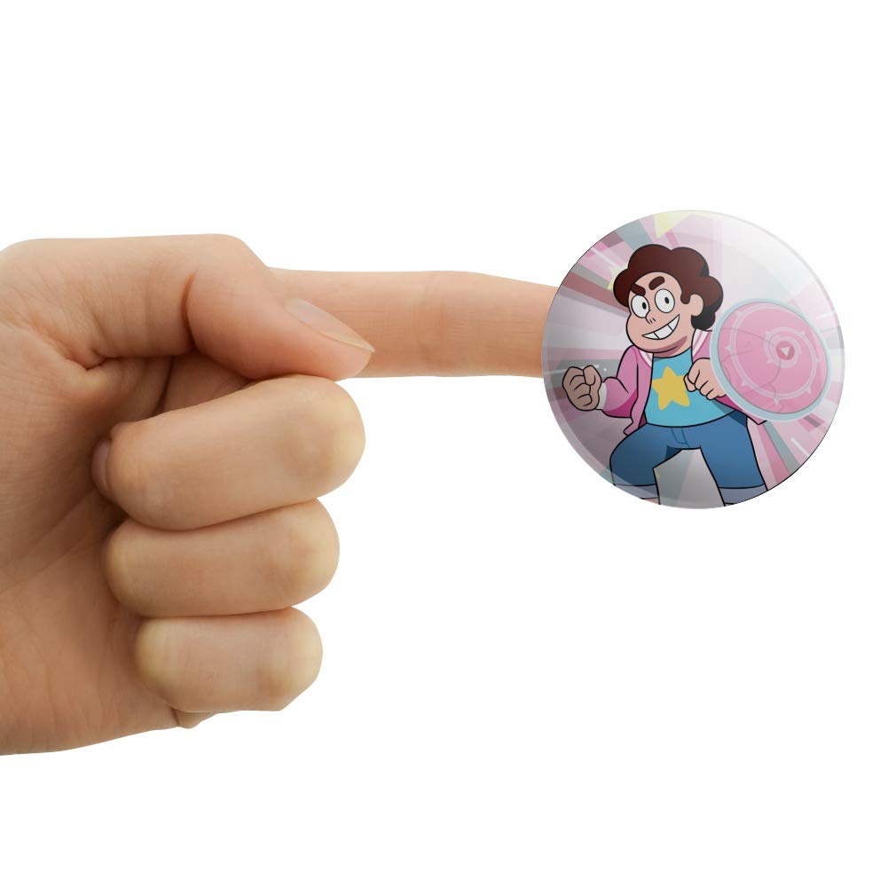 Steven Universe Steven Shield Puffy Bubble Dome Stickers - Scrapbooking, DIY Crafting, Journaling, Planner Decoration - Perfect for Kids, Teens & Fans