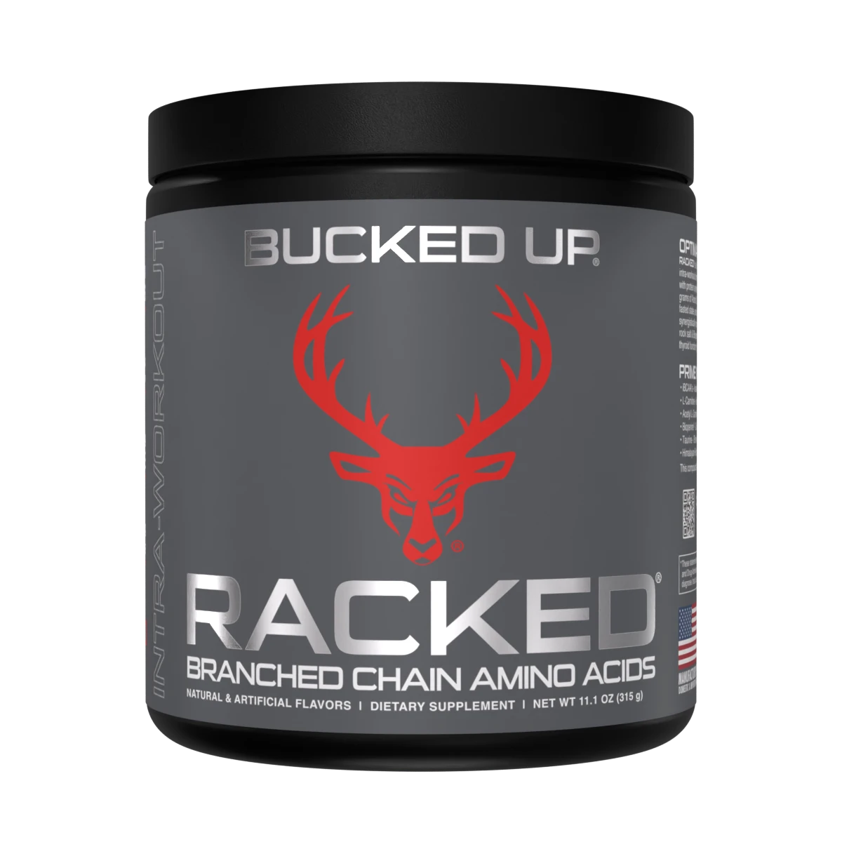 Bucked Up Racked 312g Pre-Workout Supplement - Energy & Muscle Builder for Men & Women | Gym, Fitness, Bodybuilding, Endurance Training