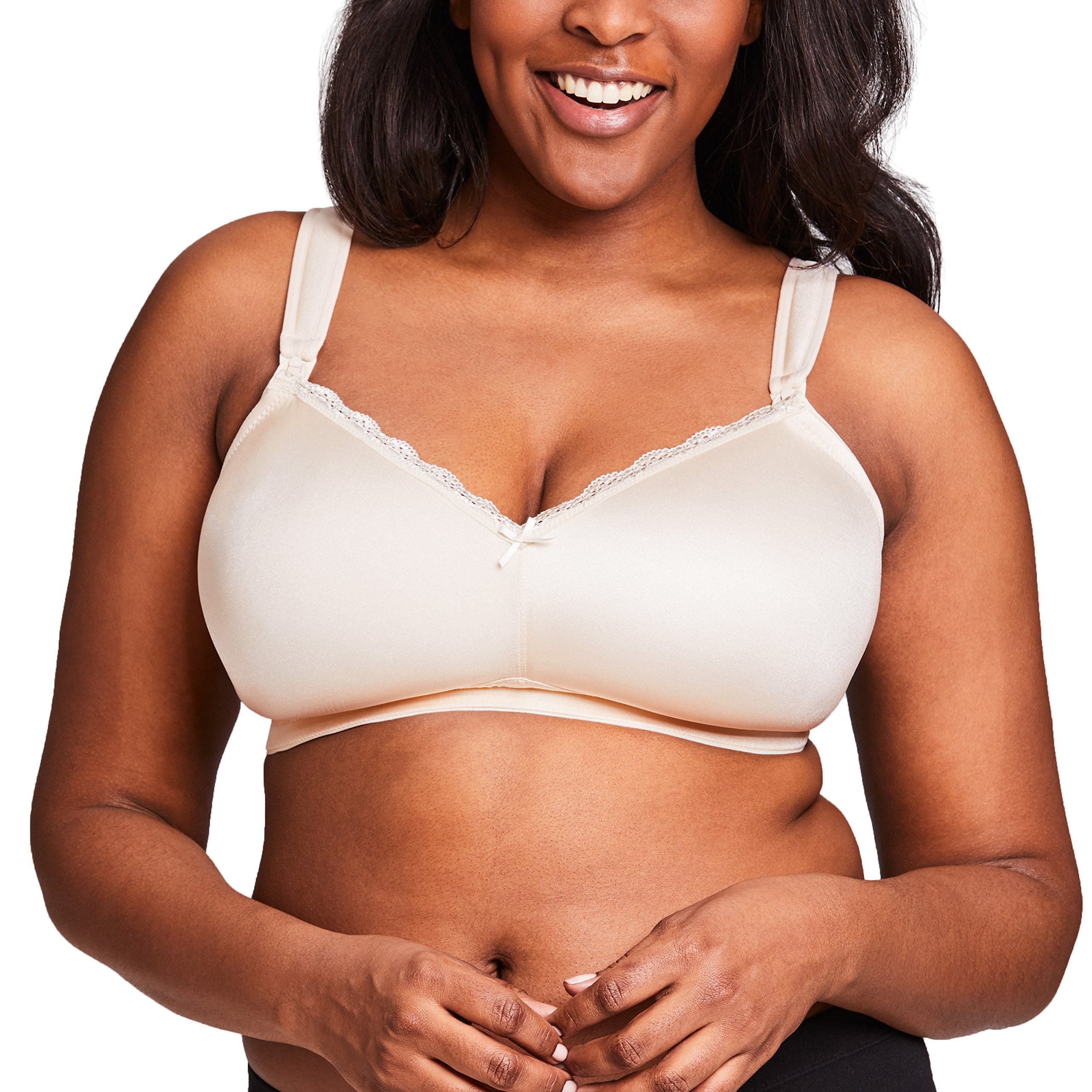 La Leche League Women's Freedom Nursing Bra - Wireless Maternity Bra for Breastfeeding & Pregnancy Comfort - Perfect for Daily Wear, Night Nursing & Postpartum Recovery
