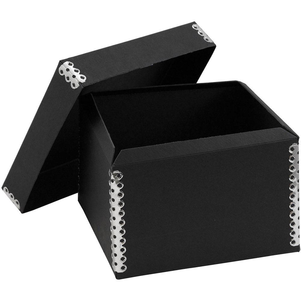 JAM PAPER Black Kraft Nesting Boxes 5x5x3.5in - for Storage & Gifting