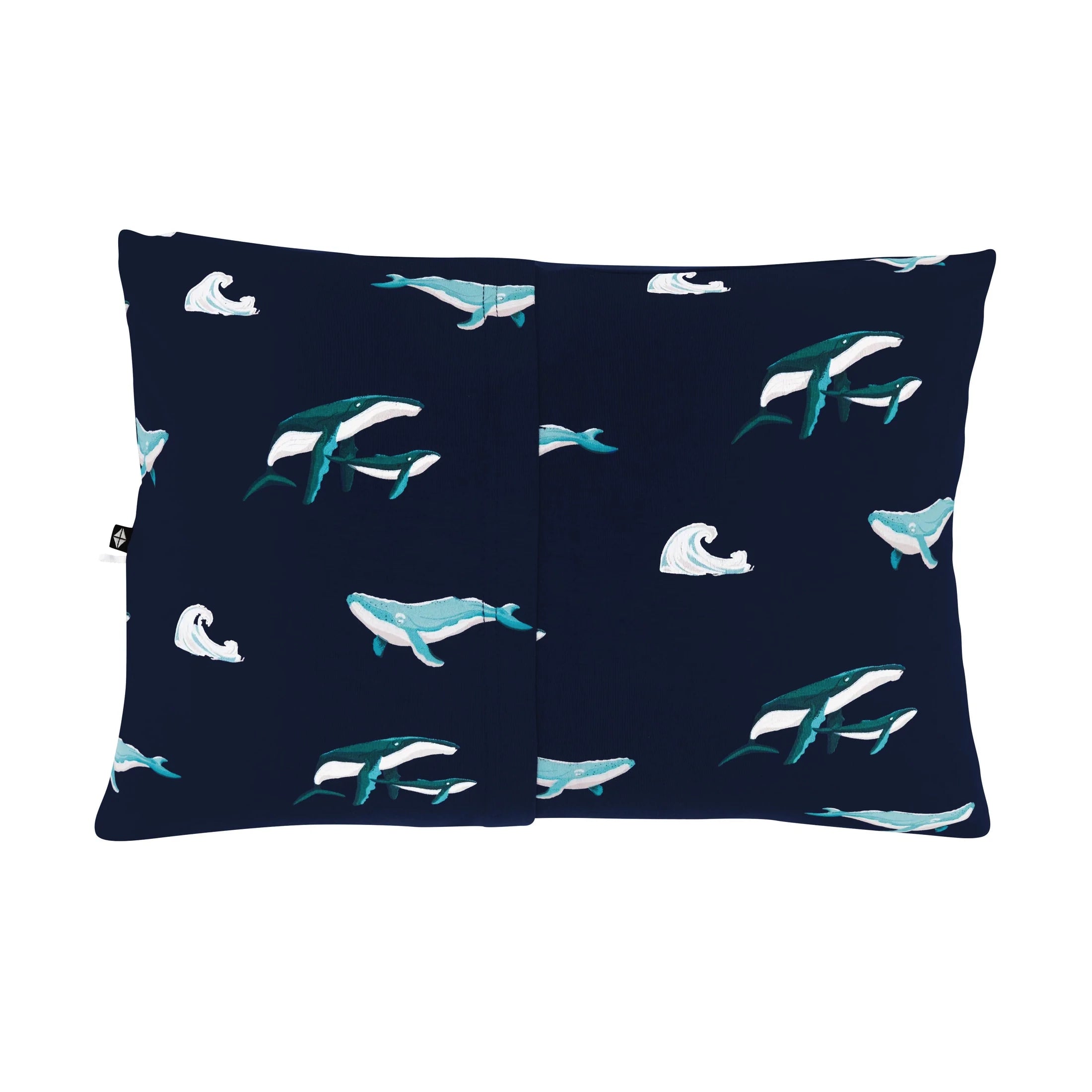 Kyte Baby Toddler Pillowcase - Soft Organic Cotton Humpback Whale Design for Kids & Babies | Perfect for Nursery, Daycare & Travel