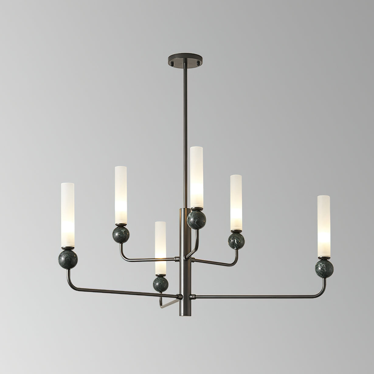 Delie Crystal Chandelier - Elegant Modern Ceiling Light Fixture for Dining Room, Bedroom & Living Room | Perfect for Home Decor, Wedding & Luxury Interior Lighting