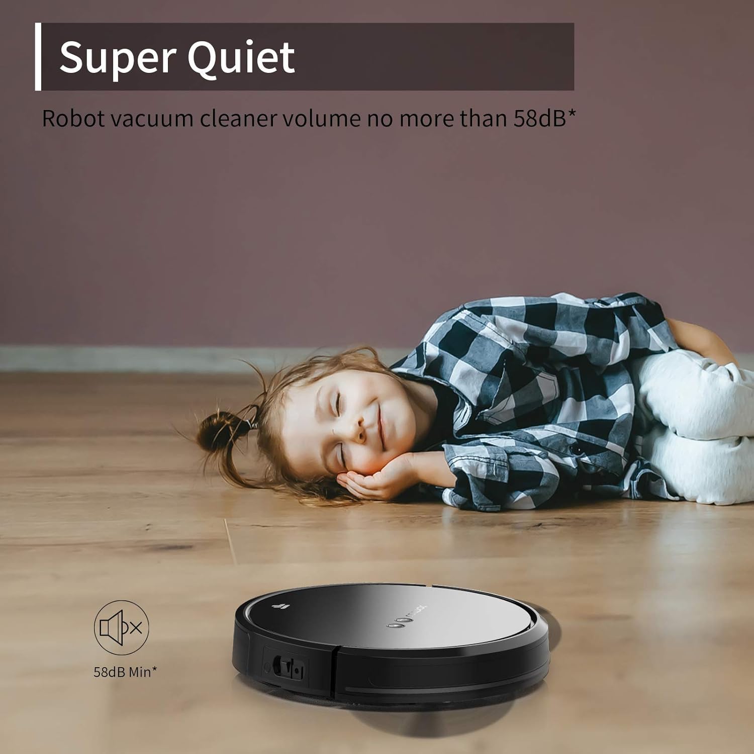 TECBOT S1 Robot Vacuum and Mop Cleaner - Slim 2-in-1 Robotic Vacuum with 2600mAh Self-Charging, Wi-Fi/App/Alexa Control for Hard Floors & Pet Hair - Perfect for Daily Home Cleaning & Smart Housekeeping