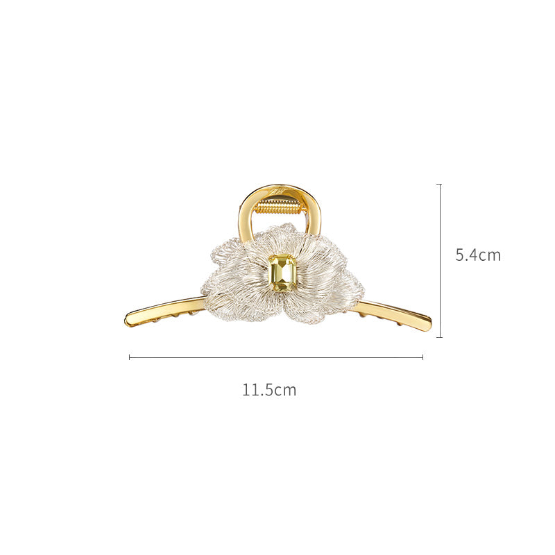 Venerada Large Hair Claw Clip - Strong Hold Hair Clips for Women, Big Hair Clips for Thick Hair, Perfect for Ponytails, Buns & Updos (Great for Work, Gym & Everyday Use)