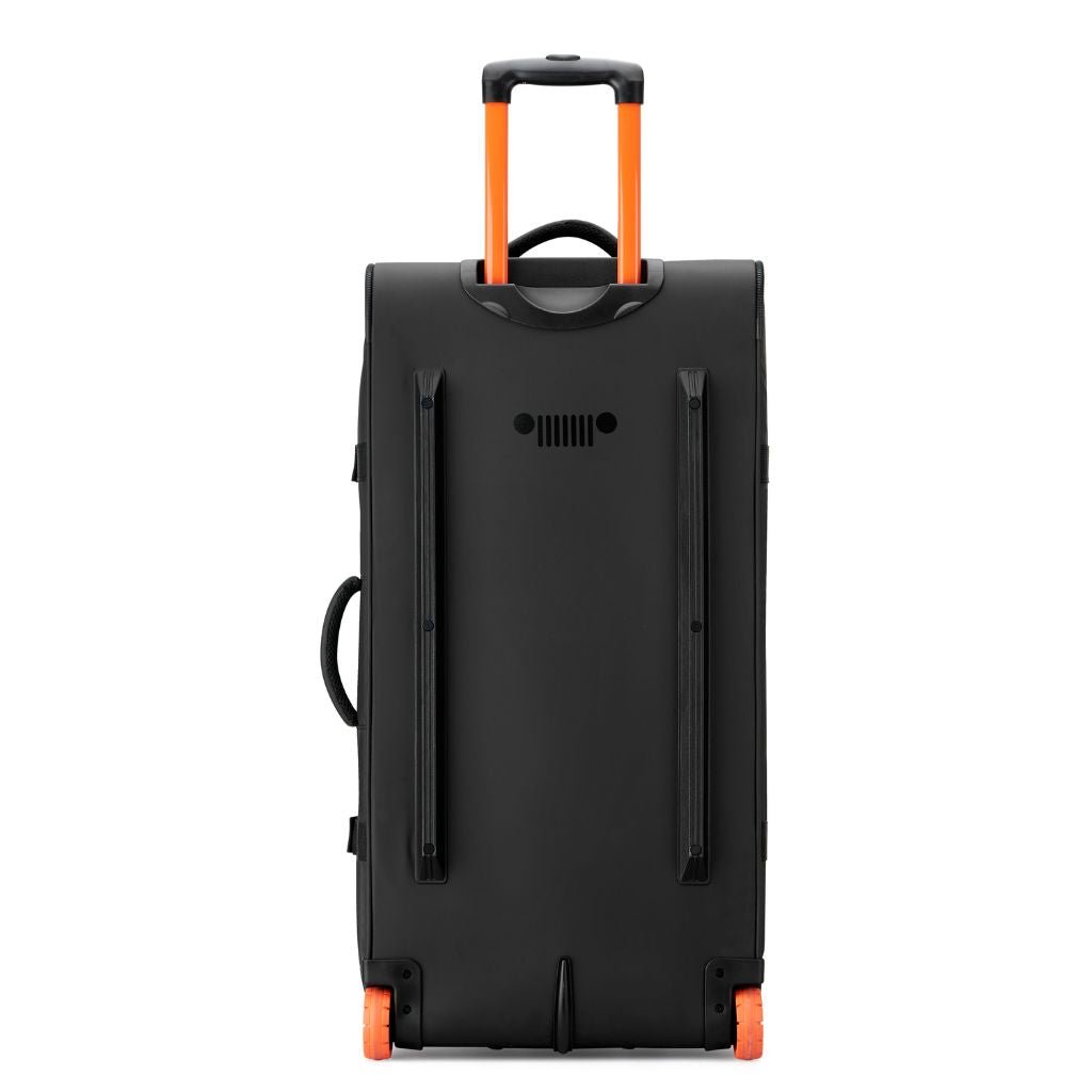 Jeep 82cm 2-Wheel All-Terrain Rolling Duffle Bag - Warm Sand | Heavy-Duty Travel Luggage for Camping, Road Trips & Outdoor Adventures