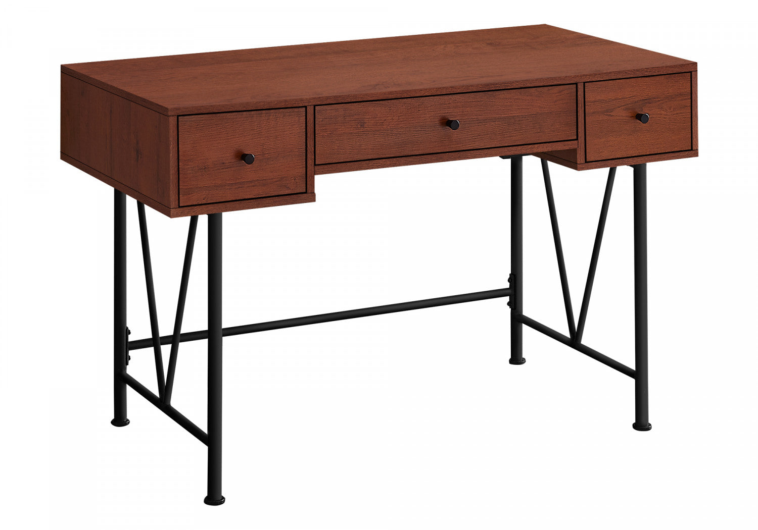 Premium Rovan Cherry Wood Desk - Stylish & Durable Home Office Furniture for Work & Study
