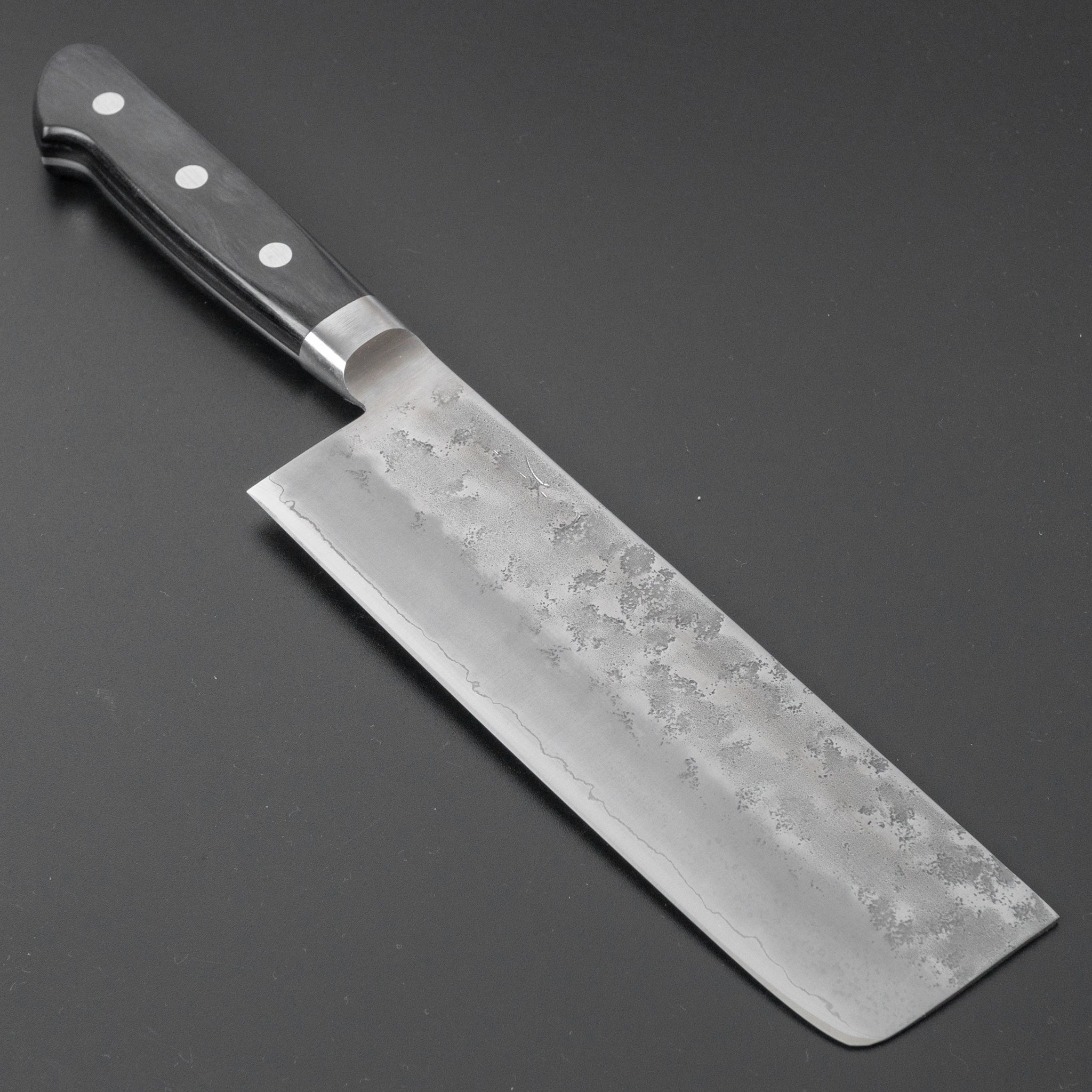 Hitohira Futana S3 Nashiji Nakiri Japanese Chef Knife 165mm with Pakka Wood Handle - Perfect for Vegetable Chopping, Slicing & Precision Kitchen Tasks