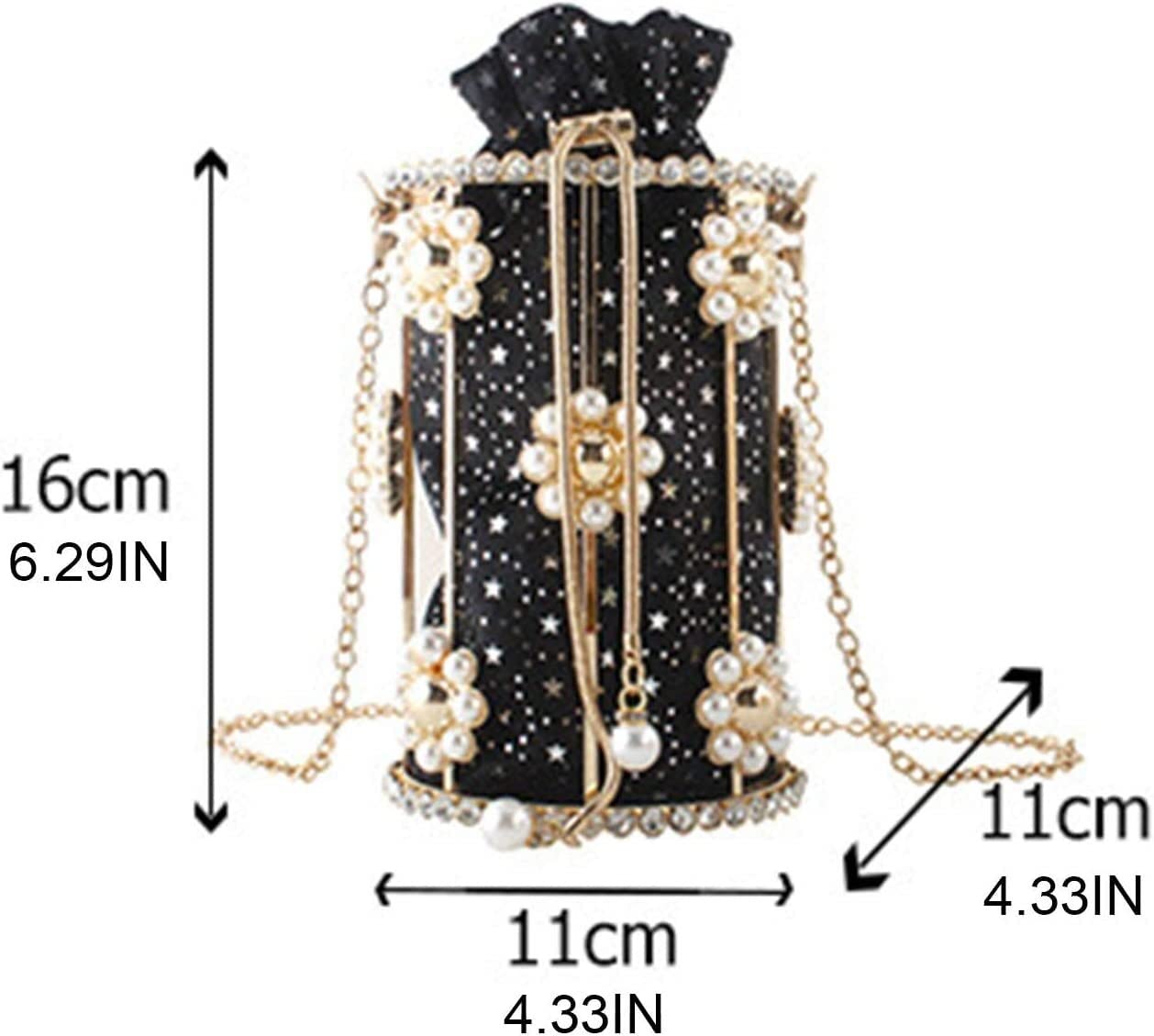 Elegant Hollow-Out Crossbody Bag for Women - Gold Evening Clutch Purse for Wedding, Prom & Birthday Parties | Perfect for Date Nights, Formal Events & Special Occasions
