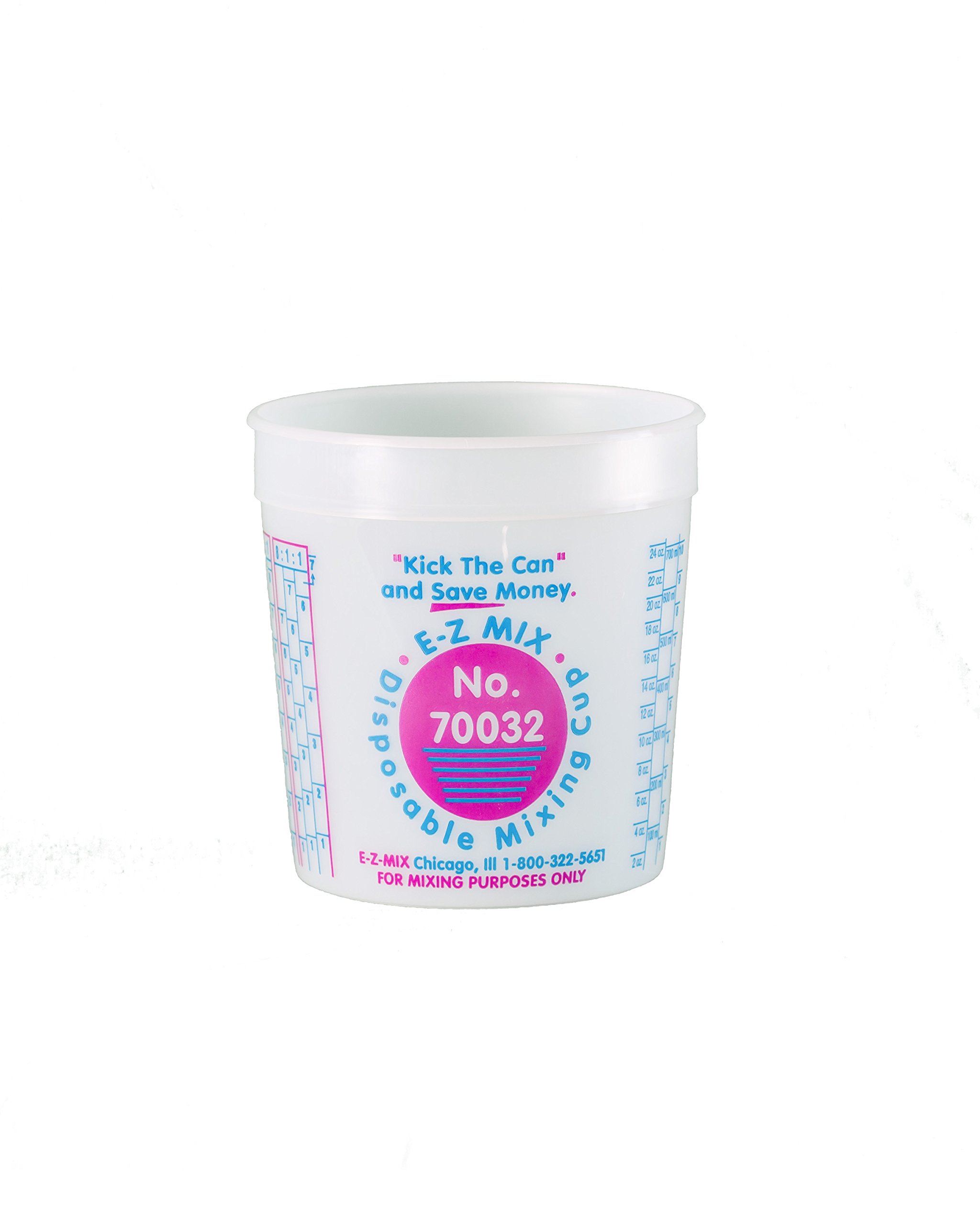 E-Z MIX 70032 1 Quart Disposable Mixing Cups (100 Pack) - Perfect for Epoxy Resin, Paint, Concrete & DIY Projects
