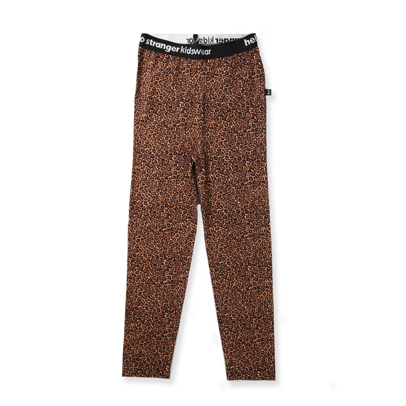 Hello Stranger Crush Leggings - Women's High Waist Leopard Print Yoga Pants for Workout, Running & Lounge Wear
