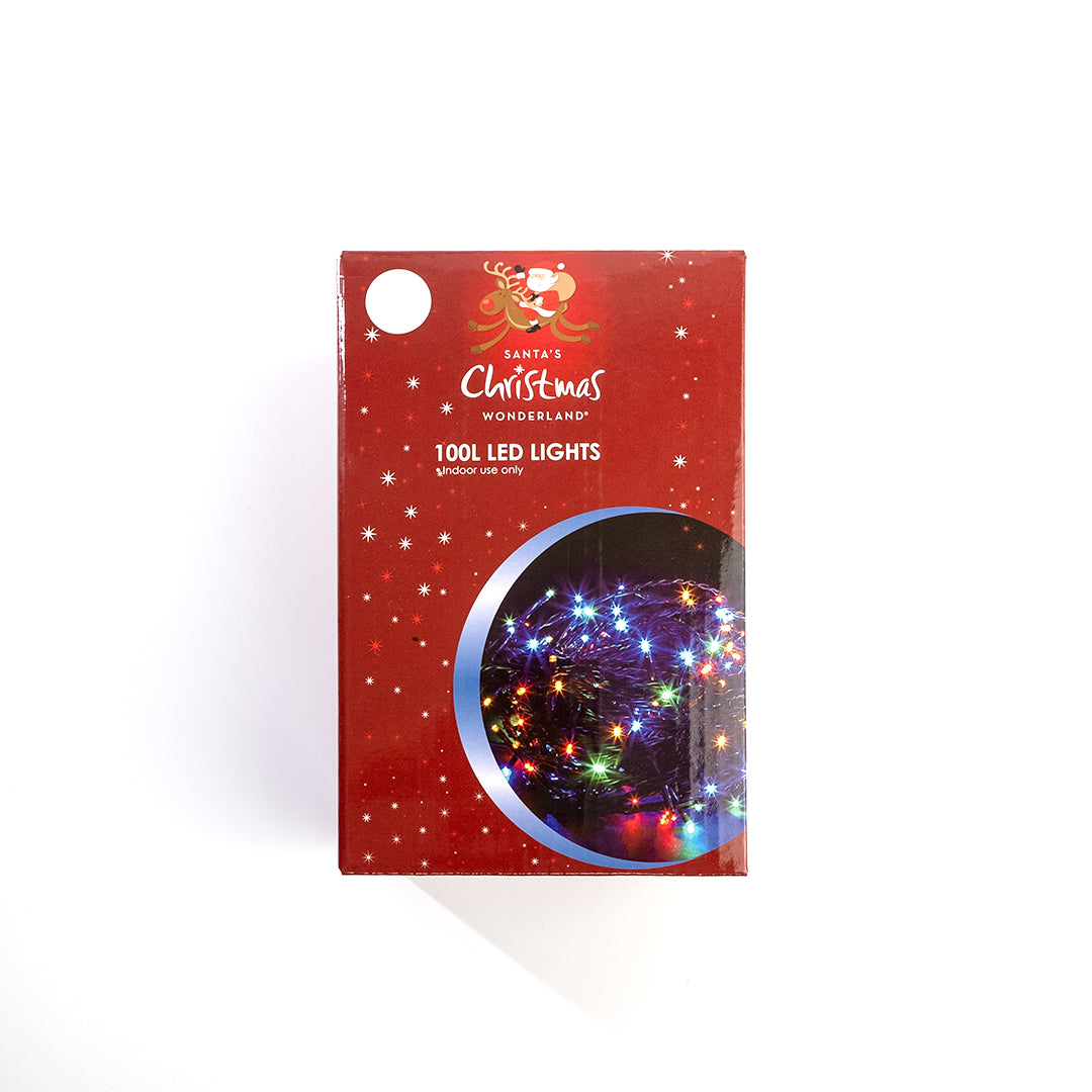 NET LED Green Wire Chasing Lights - 100 Pack of Energy Efficient Party Lights for Halloween, Christmas & Outdoor Decorations