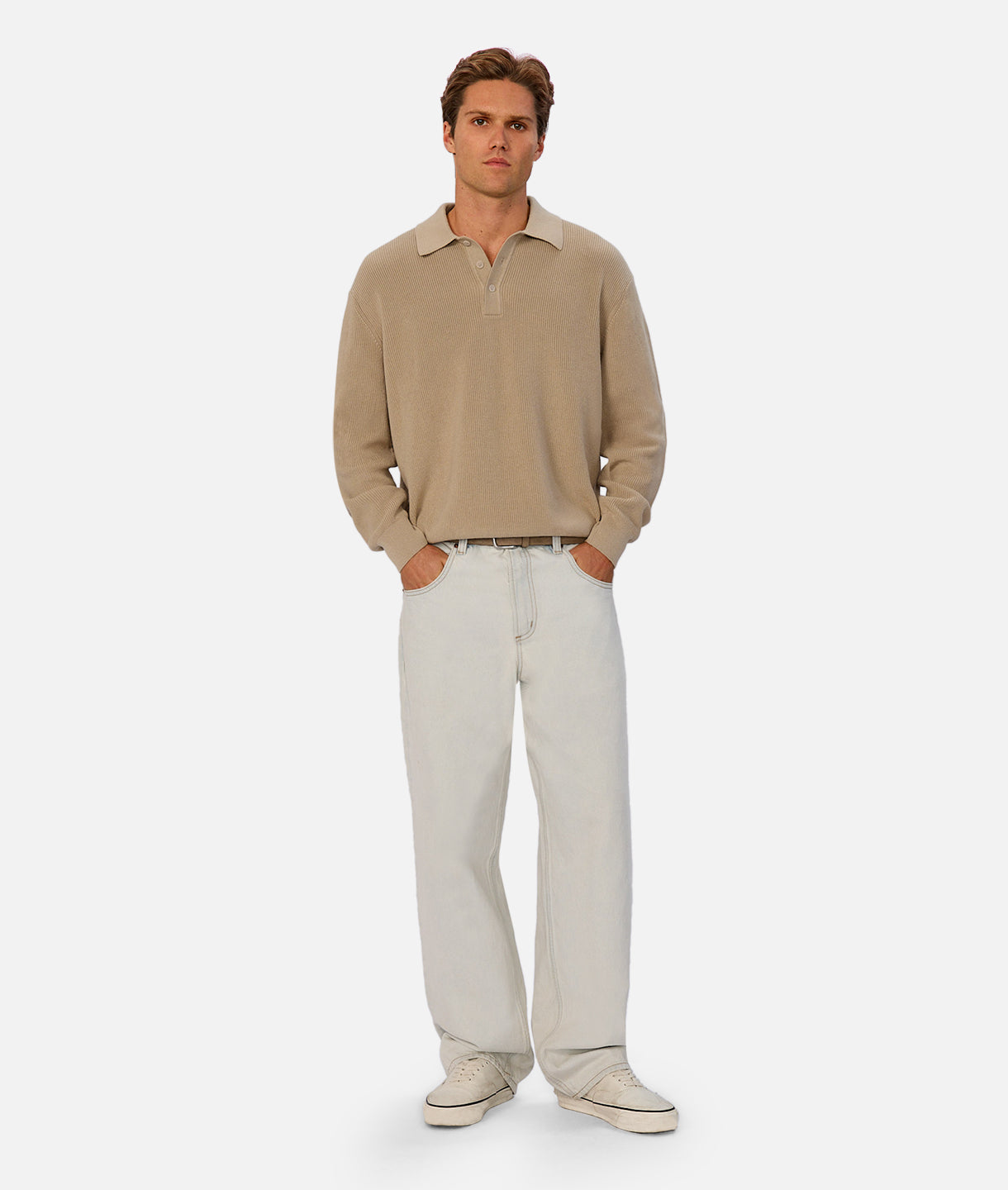 Hamilton Knitted Polo Shirt for Men - Breathable & Comfortable Cotton Blend - Casual & Business Wear - Perfect for Office, Travel & Outdoor Activities