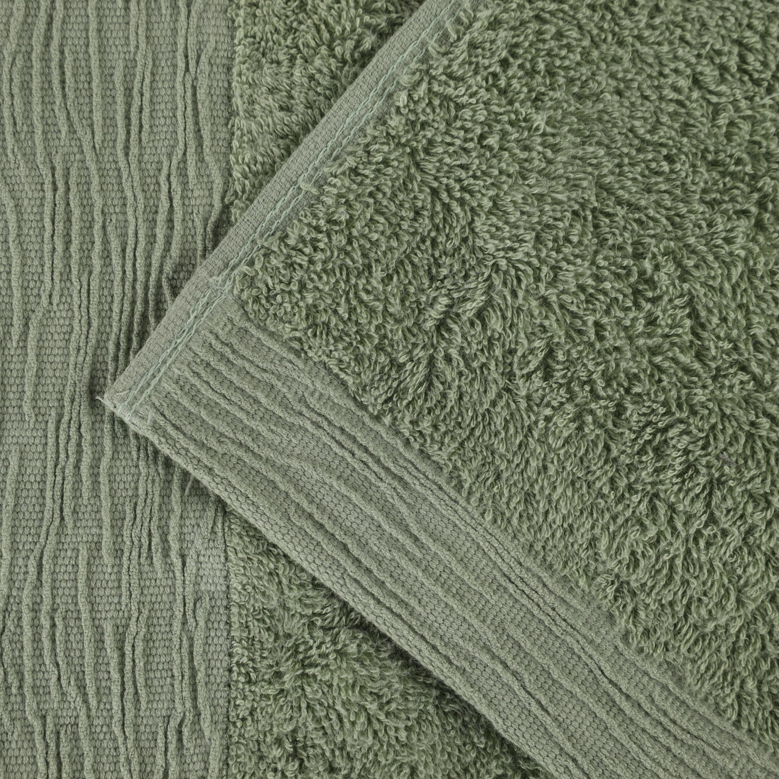 12-Pack Bamboo Rayon Eco-Friendly Face Towels & Washcloths - Soft, Absorbent & Sustainable for Spa, Gym & Daily Skincare