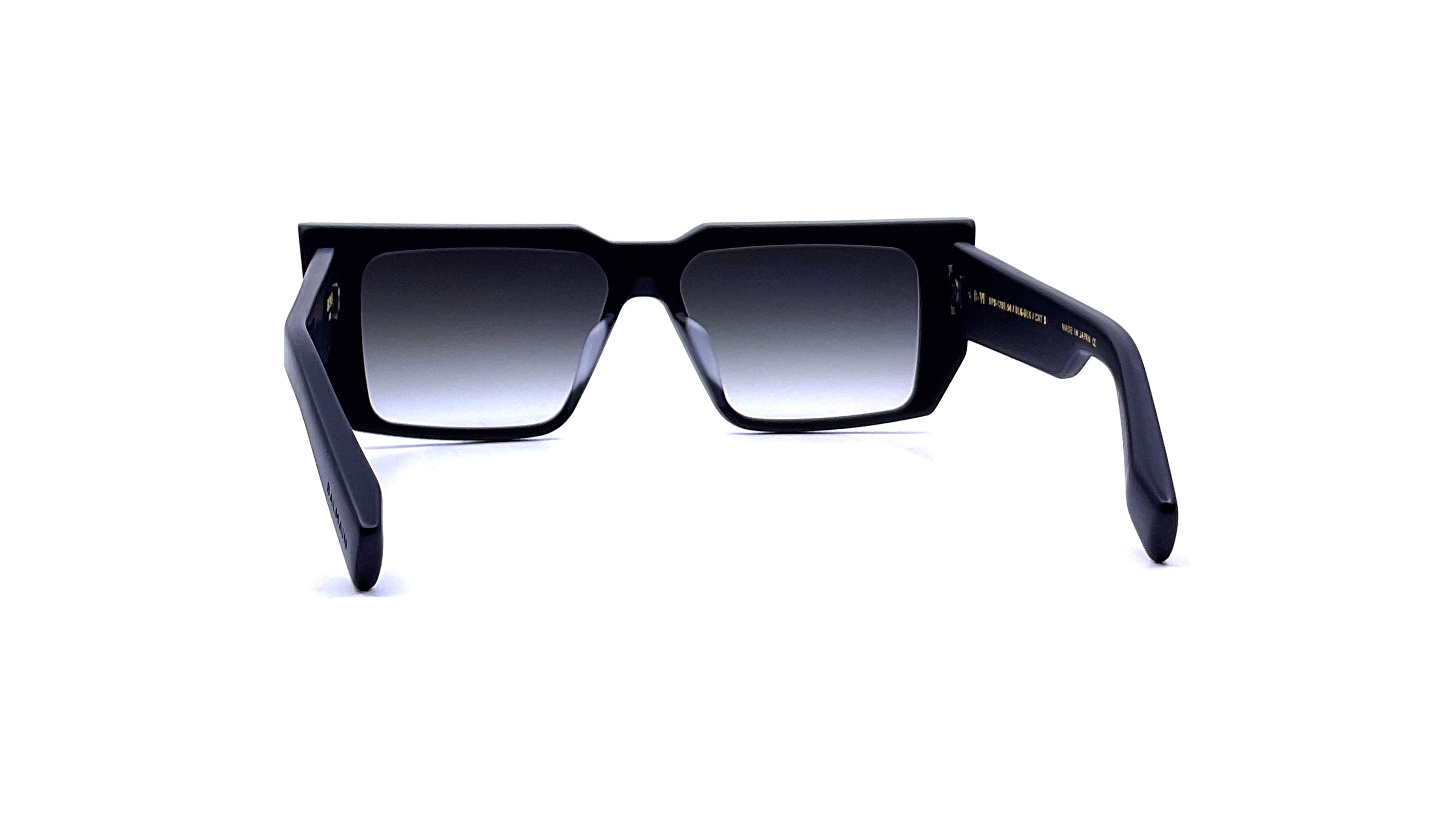 Balmain B VI Sunglasses - Black/Black Polarized UV Protection for Men & Women | Fashion Luxury Shades for Outdoor, Driving & Travel