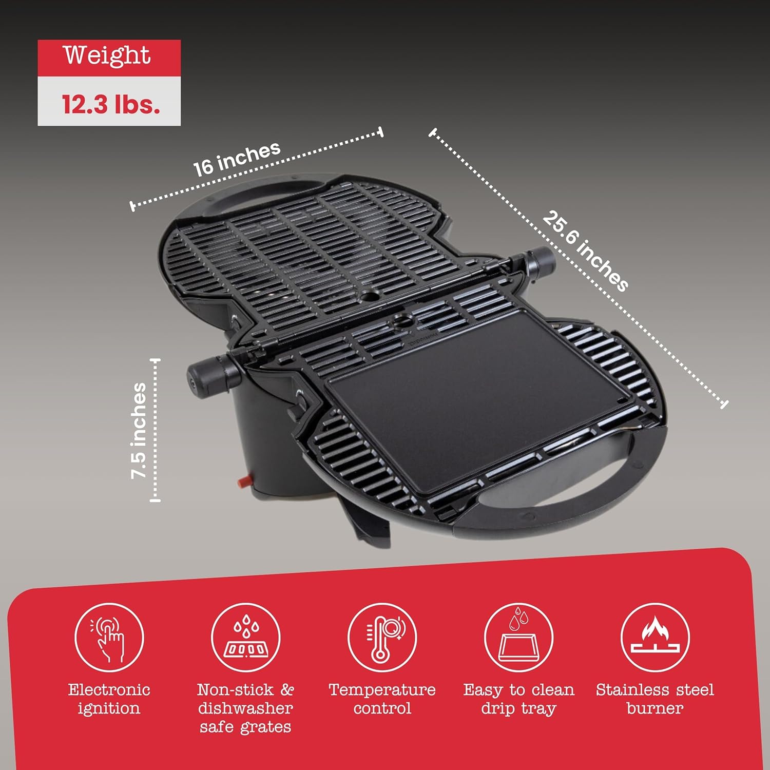Milex Insta Camping Grill - Portable Charcoal BBQ Grill for Outdoor Cooking, Picnics, and Backyard Camping | Compact & Lightweight Design for Easy Travel & Adventure