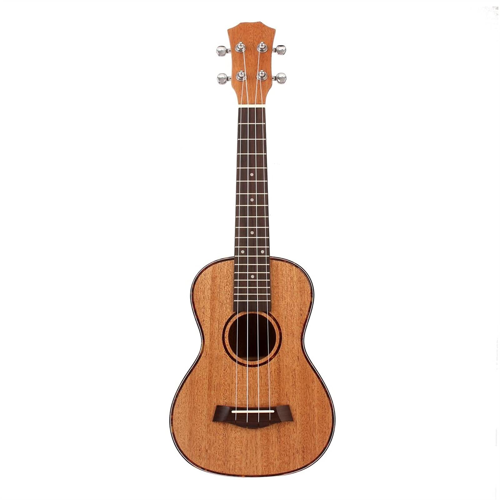 Premium 23/26 Inch Mahogany Ukulele for Kids - 4 String Rosewood Fretboard Hawaiian Mini Guitar - High Quality Musical Instrument for Beginners, Travel & Beach Performances (26 Inch Size)