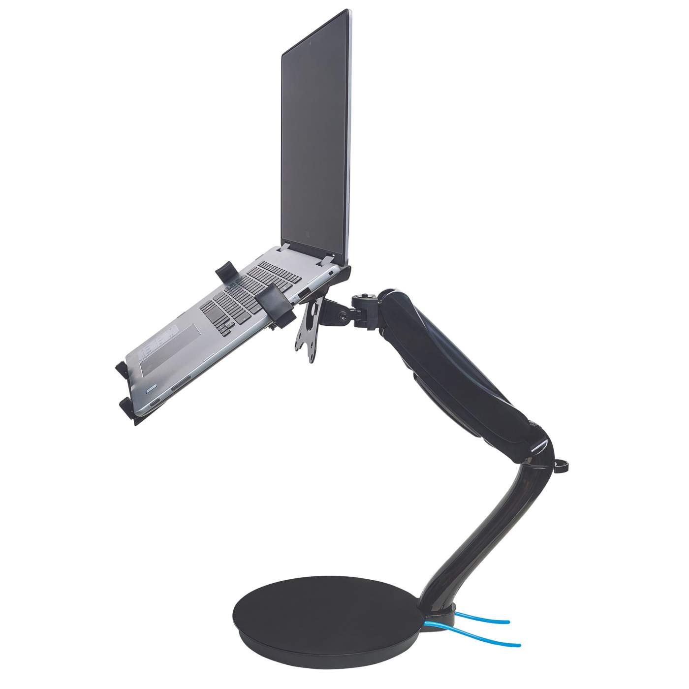 Universal Laptop VESA Mount Bracket - Adjustable Laptop Stand for Monitor Arm, Ergonomic Desk Setup for Home Office & Gaming Station