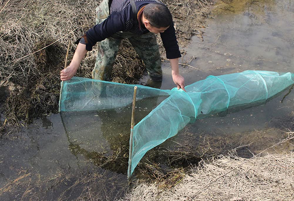 Foldable Automatic Fishing Net for Crab, Fish, Lobster & Shrimp - Portable Bait Landing Net with Trap Lure | Great for Freshwater, Saltwater & Ice Fishing | Perfect Gift for Anglers & Outdoor Enthusiasts