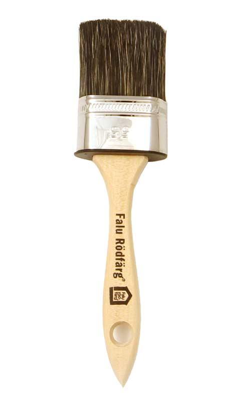 Premium 55mm Oval Paint Brush for Falu Red Paint - Perfect for Wooden Houses, Fences & DIY Home Decor Projects