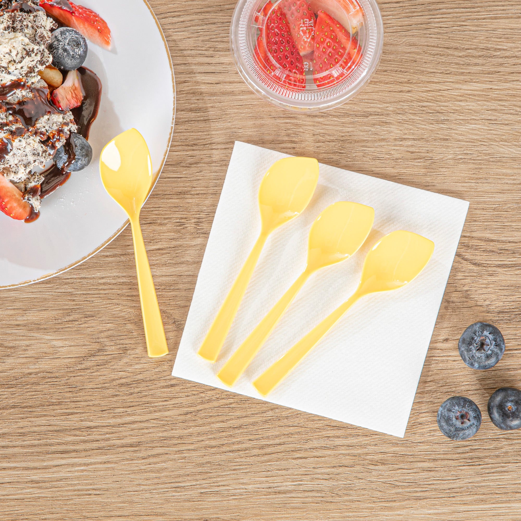 Baby Feeding Spoon - Soft BPA-Free Plastic Petal Design (4.5
