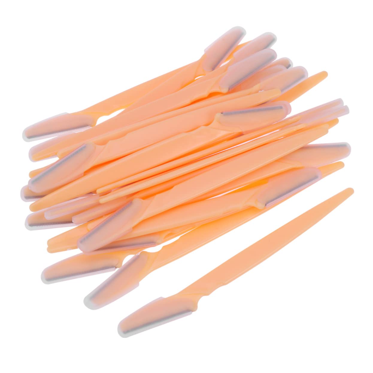 30pcs Travel Size Eyebrow Razors - Stainless Steel Facial Hair Trimmers for Women, Non-Slip Grip, Lightweight & Portable | Perfect for Eyebrow Shaping, Peach Fuzz Removal & Travel Beauty Kit