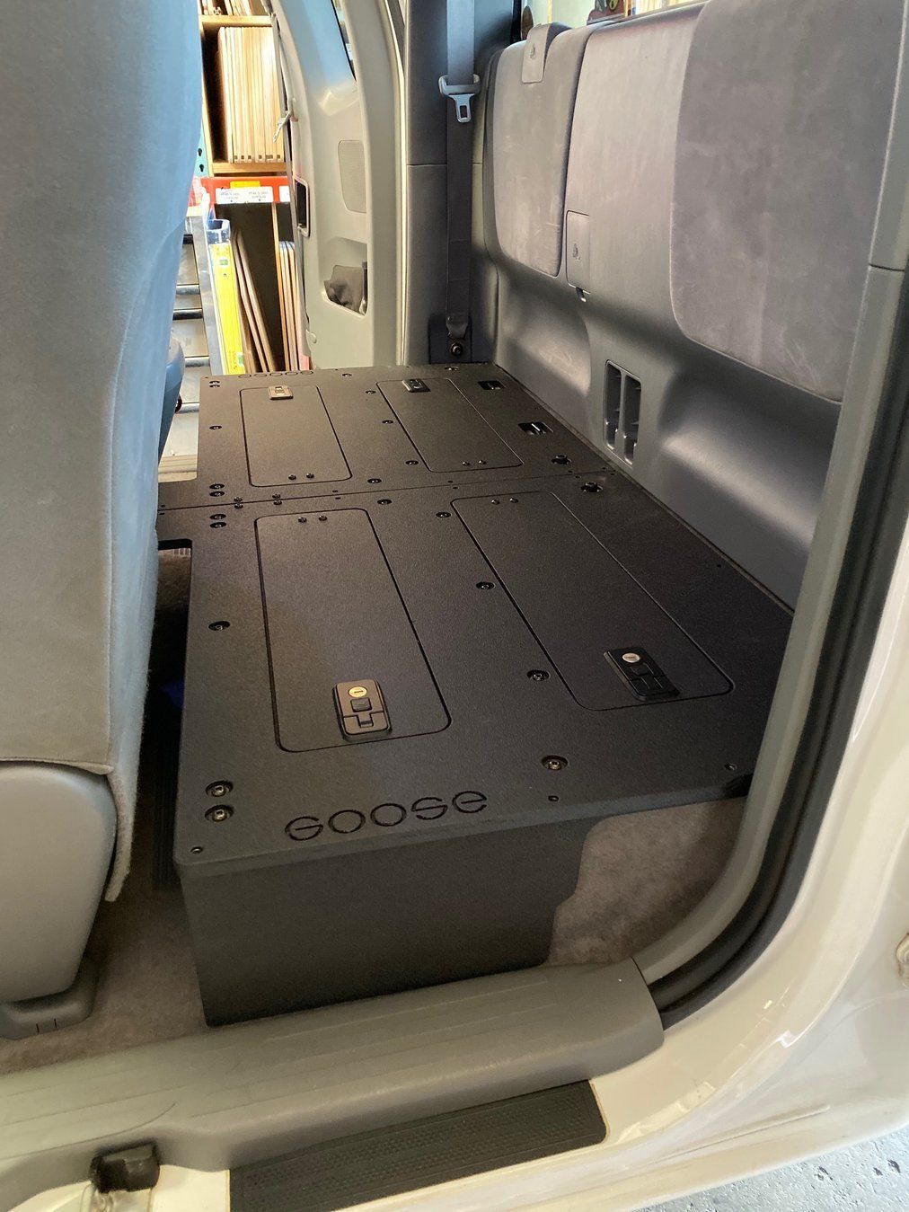 2005-2015 Toyota Tacoma Access Cab 2nd Row Seat Delete Kit - Rear Seat Removal Panel for Cargo Space & Storage - Perfect for Camping, Work Trucks, and Off-Road Adventures