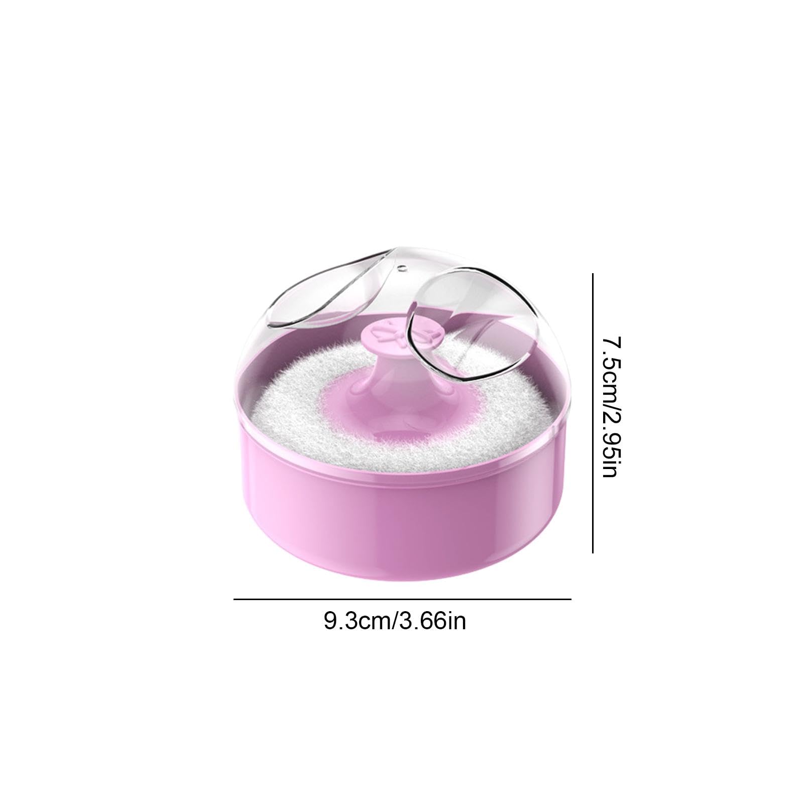 Premium Powder Puff Set - Portable Talcum Powder Puff Box with Hygienic Applicator | Dustproof Empty Powder Dispenser for Travel & Home | Perfect for Makeup Touch-Ups, Baby Care & Body Powder Application