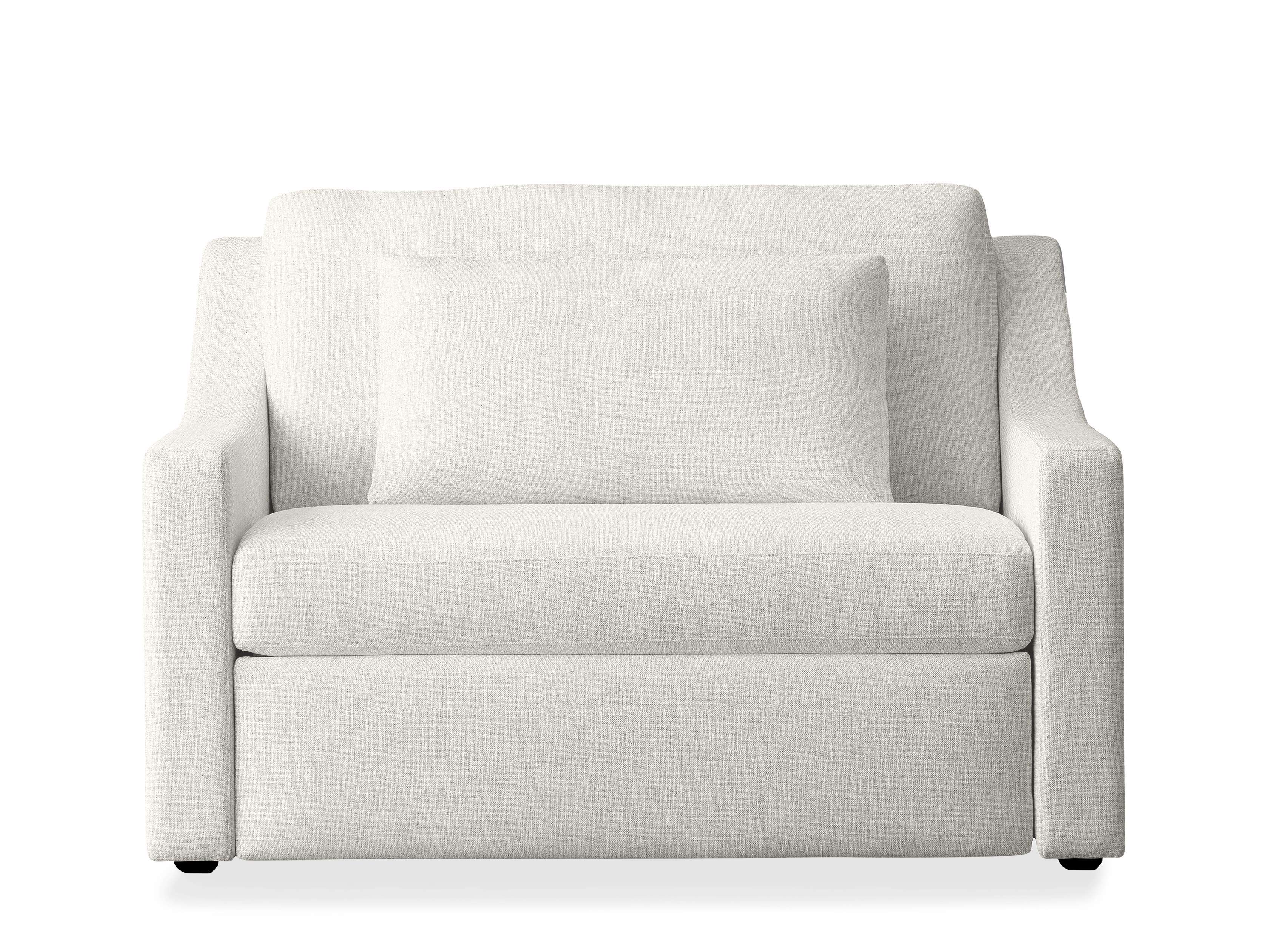 Ashby Luxury Twin Sleeper Chair - Convertible Sofa Bed for Small Spaces, Guest Room & Apartment Living - Comfortable Modern Design with Premium Upholstery