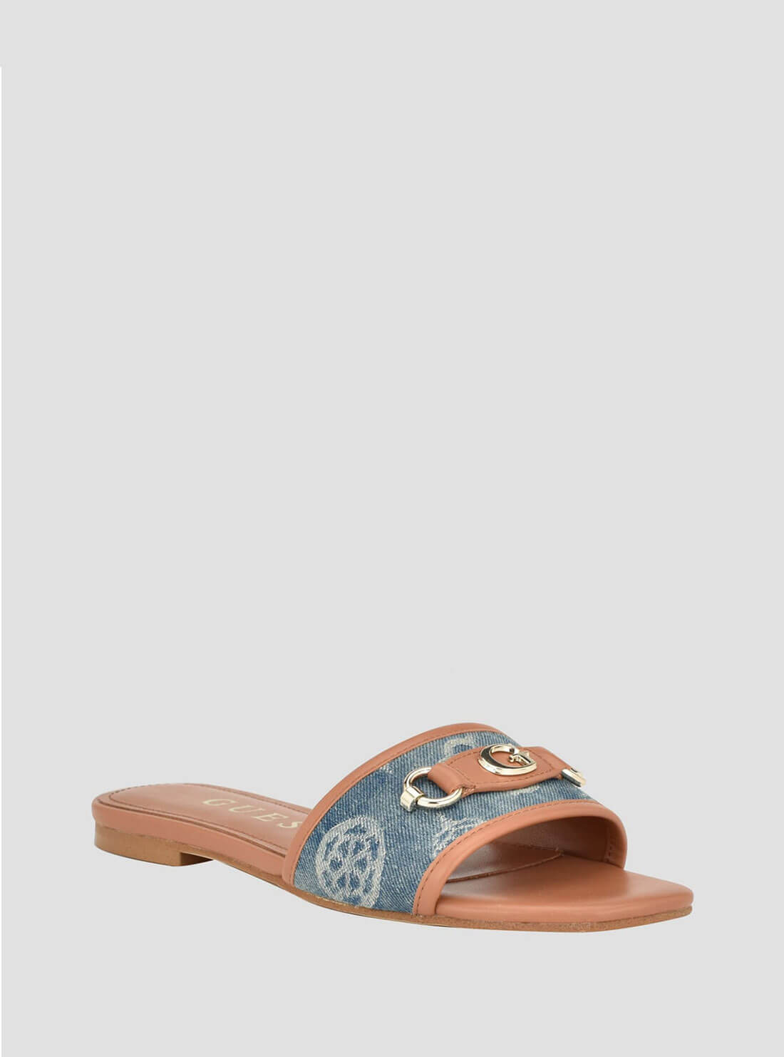 Blue Denim Logo Hammi3 Slide Sandals - Comfortable Summer Slides for Women & Men - Perfect for Beach, Pool, and Casual Outings