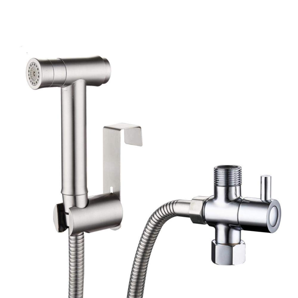 Portable Handheld Sprayer Kit - 304 Stainless Steel Toilet Spray Gun with Faucet Connector | Dual-Mode Travel Sprayer for Bathroom Cleaning, Baby Care & Pet Washing | Compact Shower-Free Design for Home & RV Use