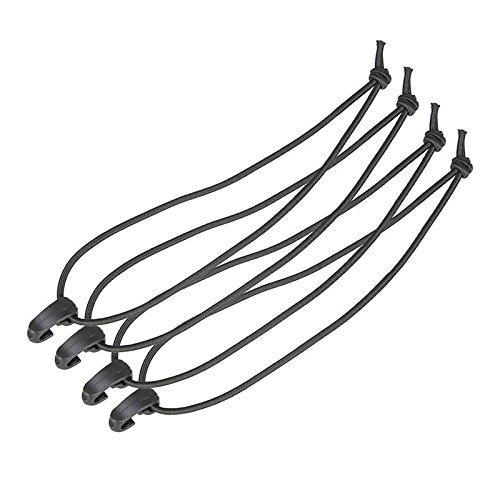 4 Pack Universal Gear Bungee Lash System - Heavy Duty Helmet Straps, MOLLE Compatible, NVG Retention - Perfect for Tactical Gear, Outdoor Adventures & Military Equipment Organization