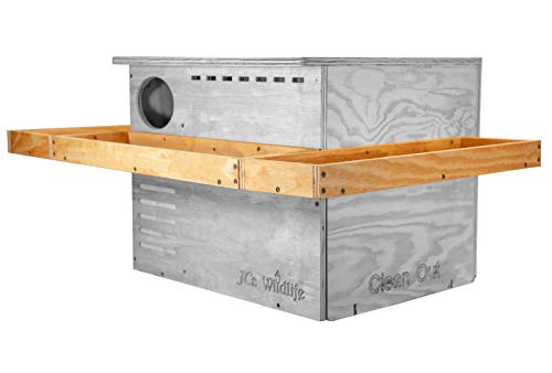 JC's Wildlife Exercise Platform for Barn Owl Nesting Box - Durable Outdoor Perch for Birds of Prey | Perfect for Wildlife Observation & Nesting Support